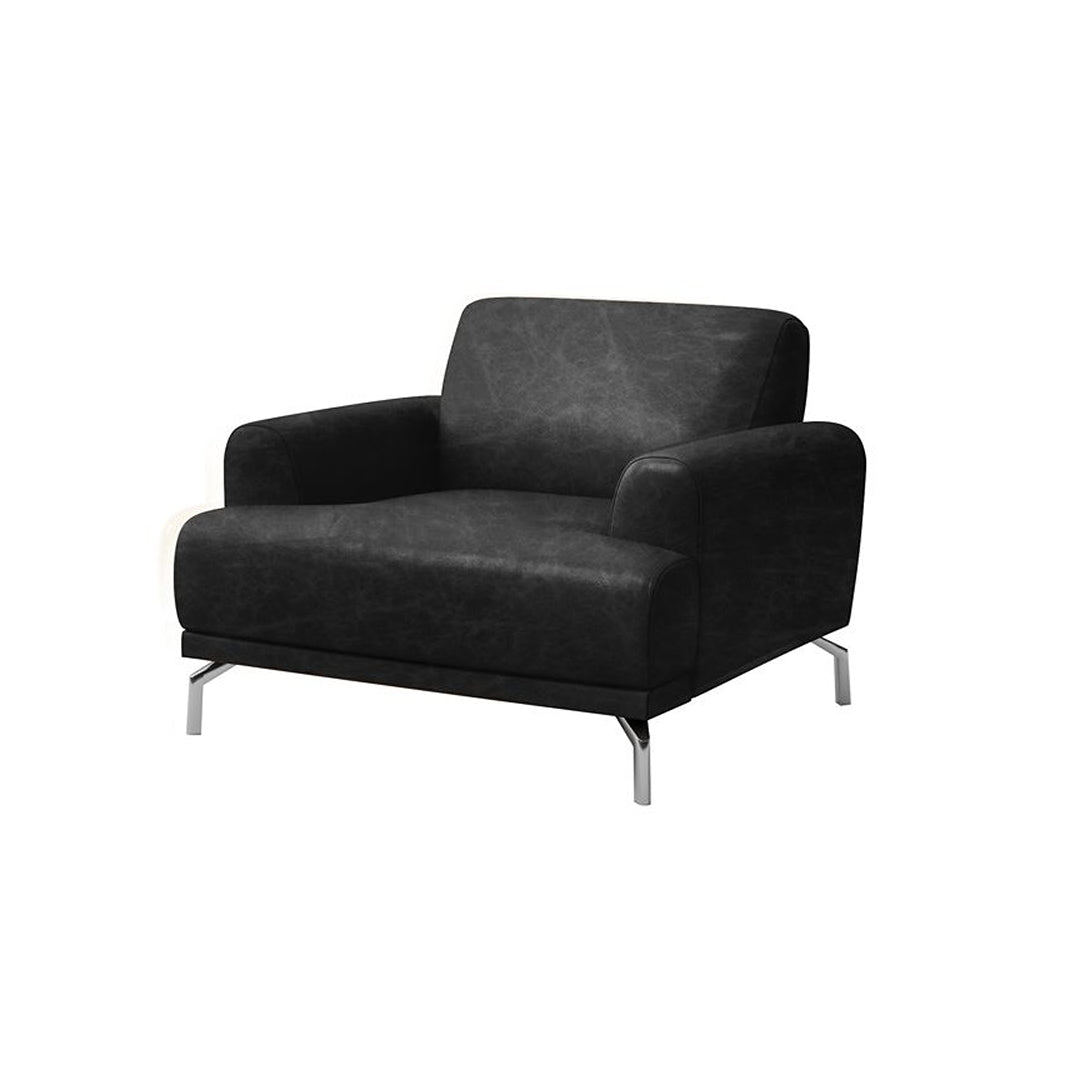 Fotel Puzo - skóra naturalna